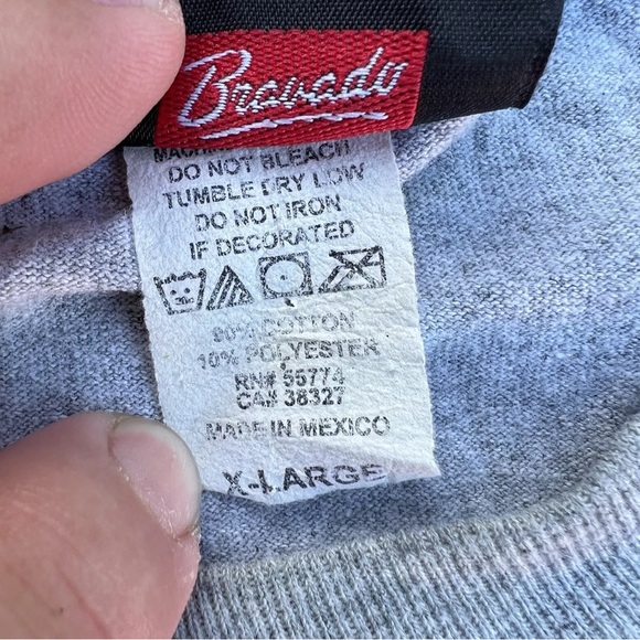 Vintage Harley Davidson Double Sided Graphic Shirt Gray Size XL - Picture 5 of 6